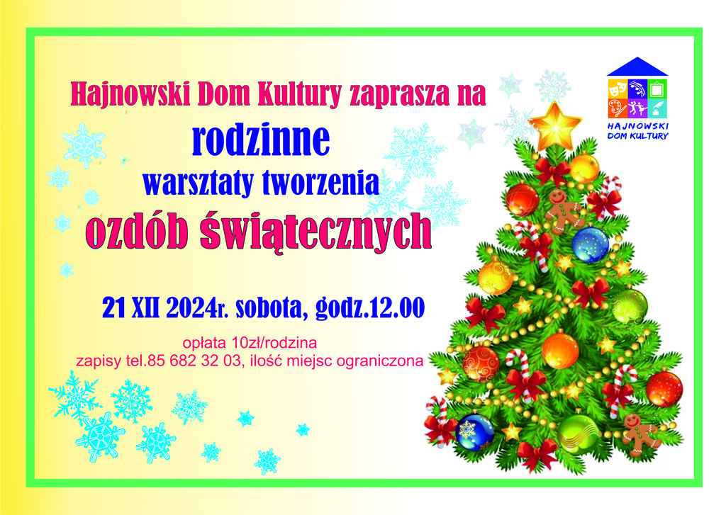 PLAKAT ozdoby swiateczne 2024