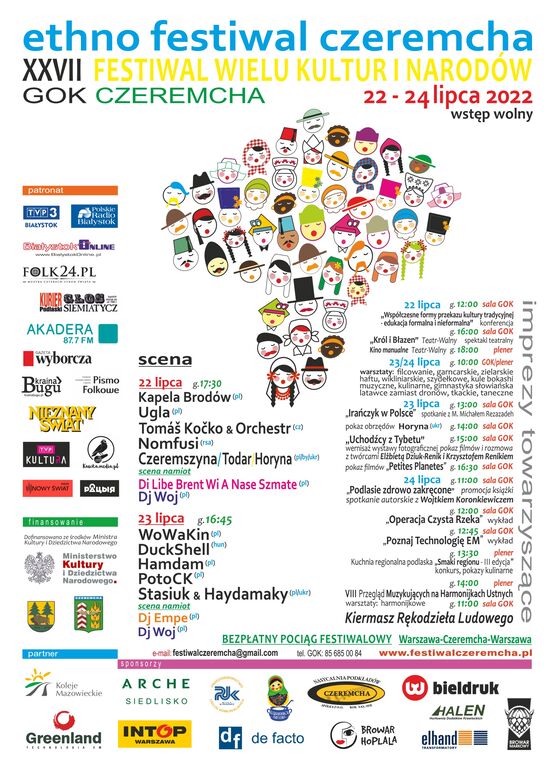 festiwal Czeremcha plakat 2022a