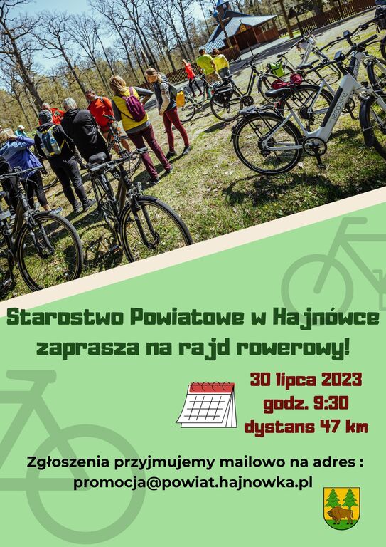 rajd rowerowy 30.07.2023