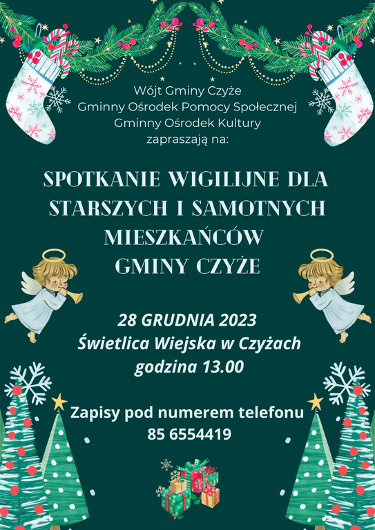 wigilijne spotkanie czyze 28.12.2023