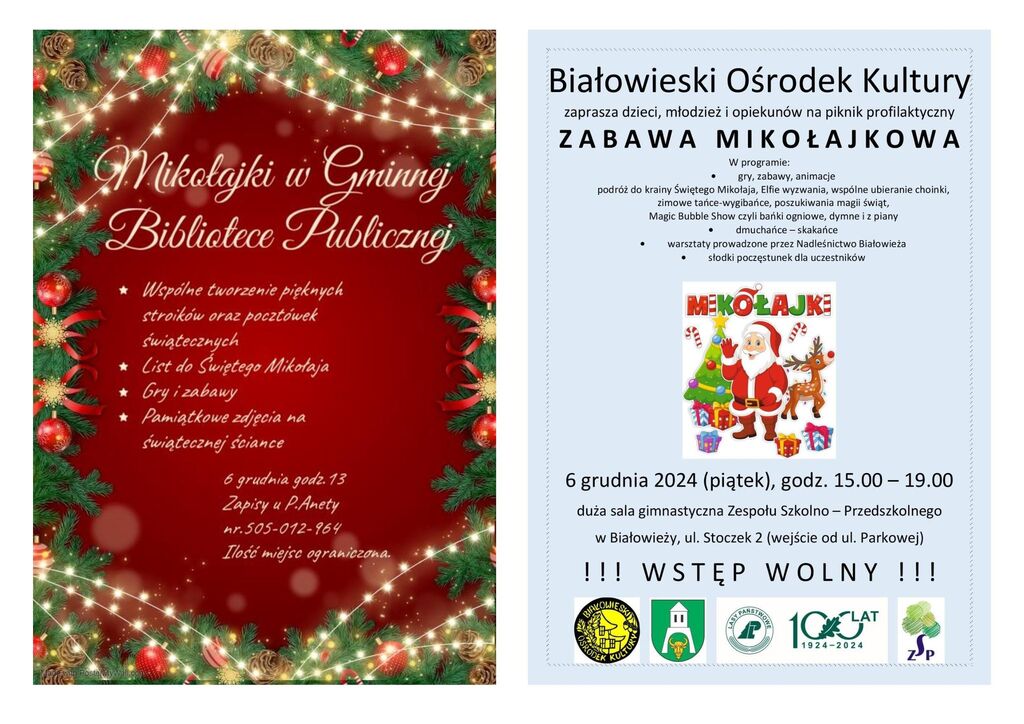 zabawa mikolajkowa bza