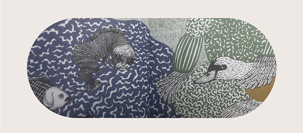  Malarz i Ksiezyc Ilustracja Katarzyna Walentynowicz 2