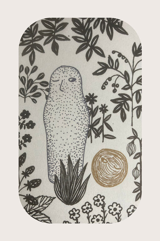  Malarz i Ksiezyc Ilustracja Katarzyna Walentynowicz