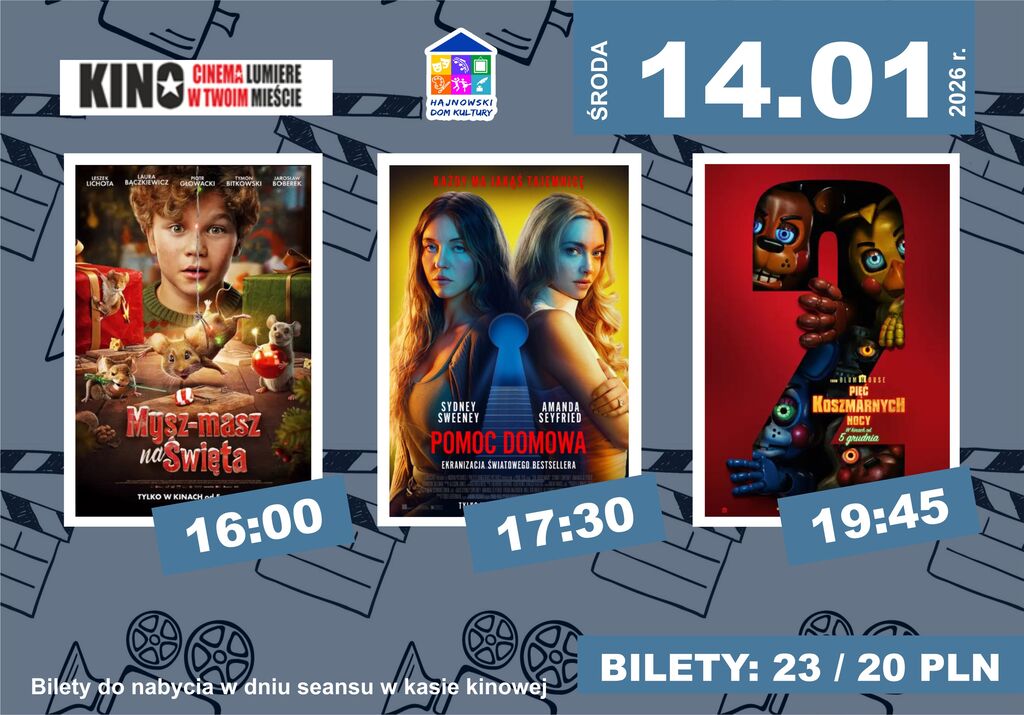 KINO wydarzenie 14.01