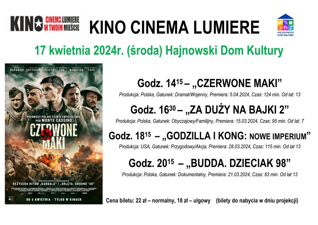 Kino 17.04.2024