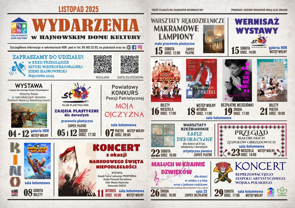NEWS KALENDARZ LISTOPAD25 net