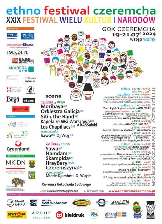 PLAKAT 2024 3 Ethno Festiwal Czeremcha