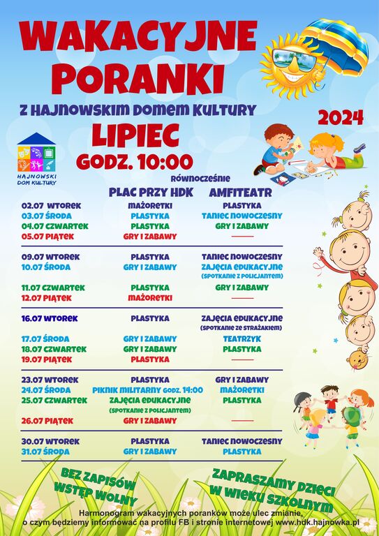 Poranki HDK Lipiec 2024