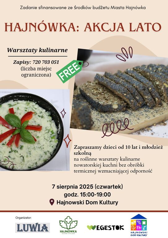 Warsztaty kulinarne 07.08.25