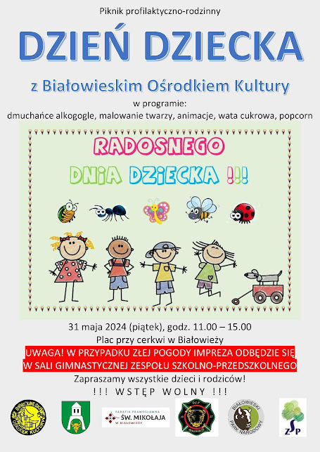 dzien dziecka bialowieza 31.05.2024