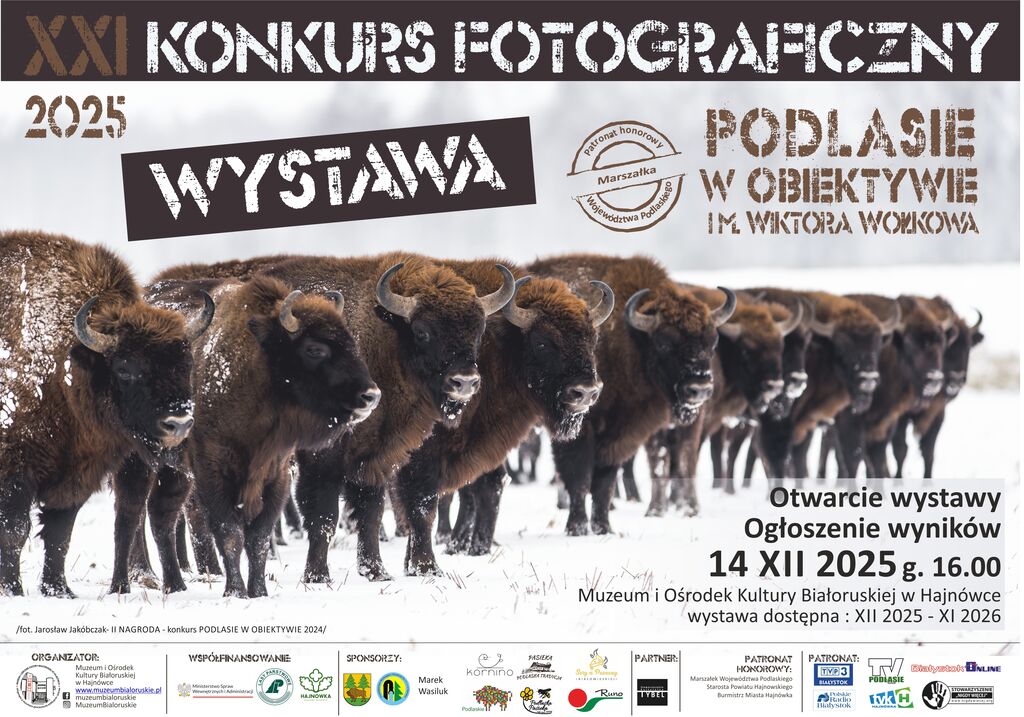 plakat podlasie w obiektywie 2025 wystawa