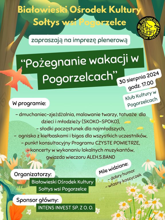 pozegnanie wakacji 30.08.2024