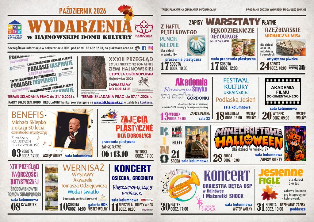 11KALENDARZ pazdziernik 26 NET