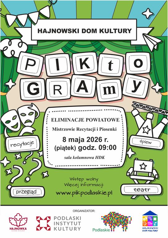 Eliminacje powiatowe Piktogramy 2026