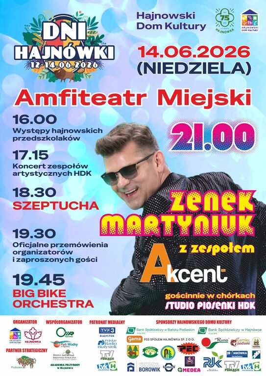 Plakat Dni Hajnowki HDK Niedziela NET 2