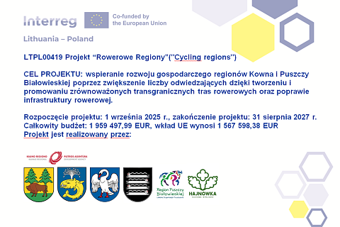 Projekt “Rowerowe Regiony”(